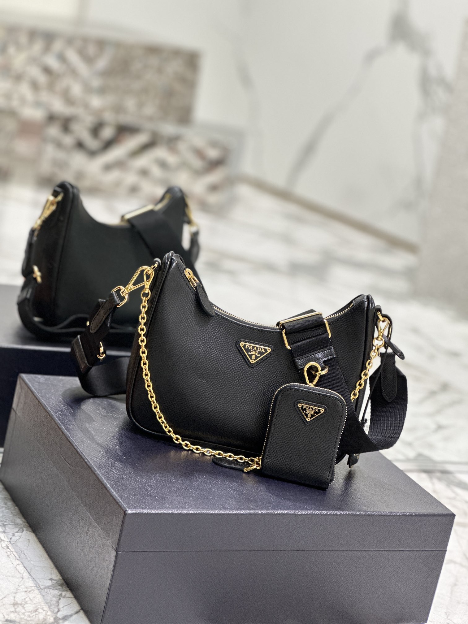 PRADA 1BH204 SIZE:22X18X6.5CM - 图片 2