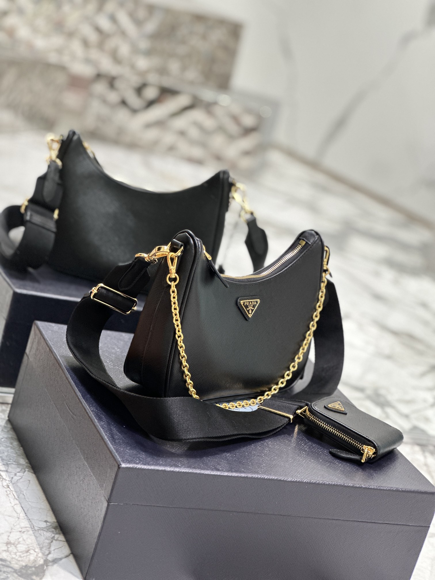 PRADA 1BH204 SIZE:22X18X6.5CM - 图片 3