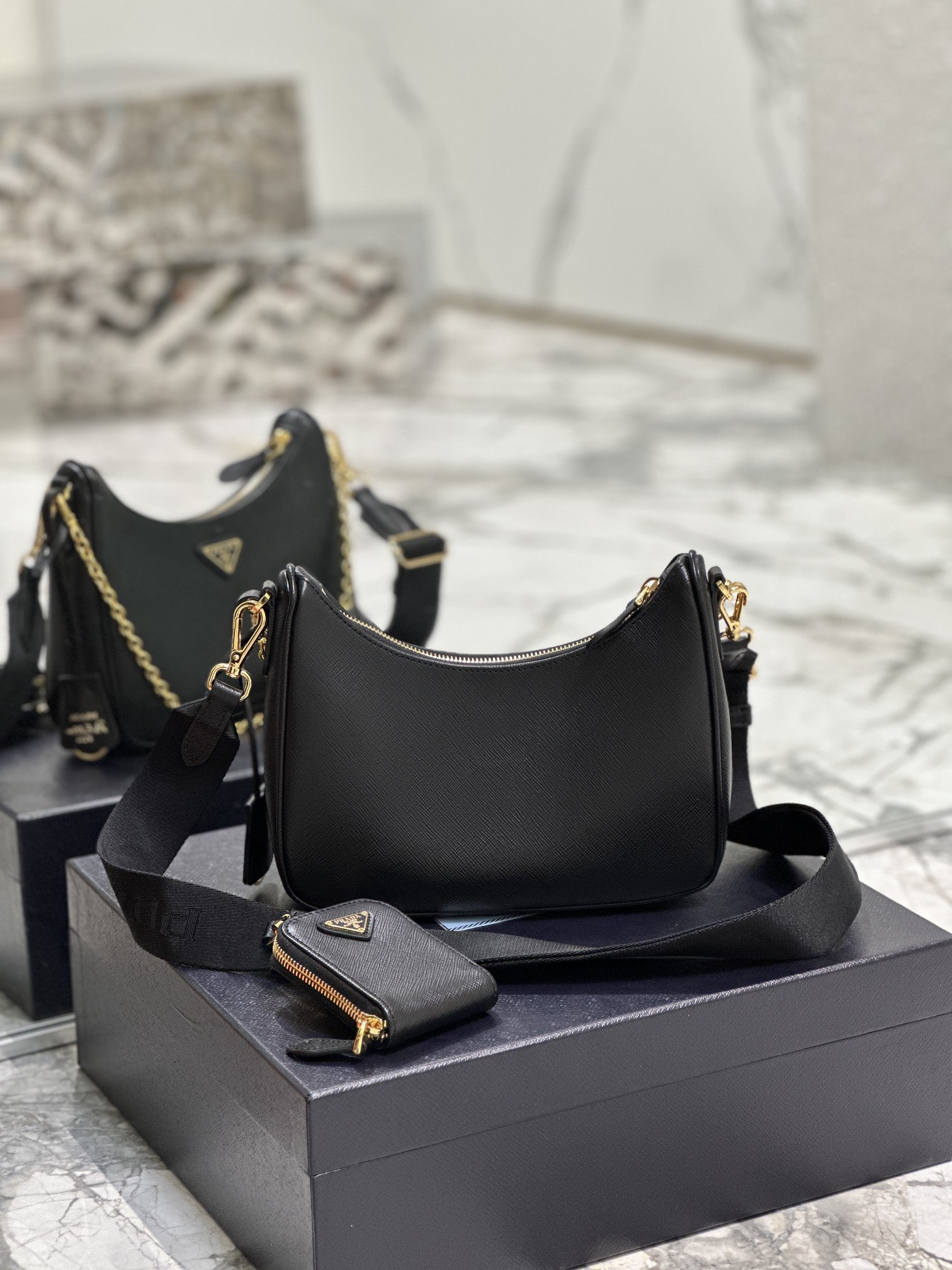 PRADA 1BH204 SIZE:22X18X6.5CM - 图片 6